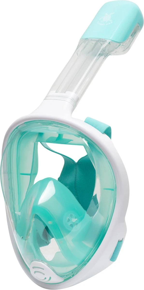 Sea Turtle Full Face Mask - Snorkelmasker - Volwassenen - Wit/Turquoise - L/XL 8 Sea Turtle Full Face Mask - Snorkelmasker - Volwassenen - Wit/Turquoise - L/XL - Afbeelding 6
