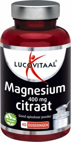Lucovitaal Magnesium Citraat 400 Mg Poeder 40 Doseringen 100 Gram