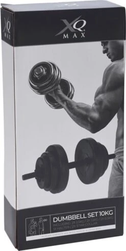 XQ Maxx Verstelbare Dumbell - Gewicht Tot Maximaal 10 Kg - Zwart -Merkloos Winkel 602x1200 4