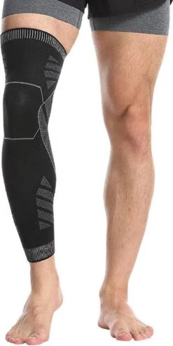 Compressie Brace Voor Benen - Been Verband - Elastische Bandage - Band - Strap - Sleeve - Kousen - Warmers - Anti-Blessure - Sport Ondersteuning - Zwart - Maat: Medium - 1 Stuk 15 Compressie Brace Voor Benen - Been Verband - Elastische Bandage - Band - Strap - Sleeve - Kousen - Warmers - Anti-Blessure - Sport Ondersteuning - Zwart - Maat: Medium - 1 Stuk -Merkloos Winkel 603x1200 11