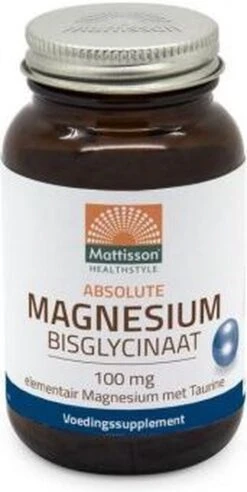 Mattisson - Magnesium Bisglycinaat 833mg - 90 Tabletten -Merkloos Winkel 603x1200 5