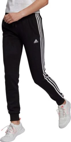 Adidas Adidas Essentials 3-stripes Broek - Vrouwen - Zwart/wit -Merkloos Winkel 604x1200 16