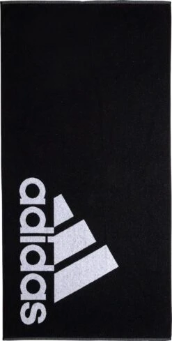 Adidas Handdoek - Sport - Large - Zwart/wit