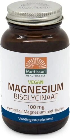 Mattisson - Magnesium Bisglycinaat 833mg - 90 Tabletten -Merkloos Winkel 606x1200 5