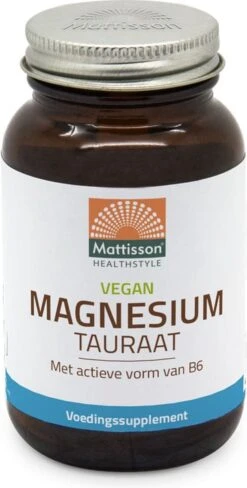 Mattisson - Magnesium Tauraat Met Vitamine B6 - 60 Capsules