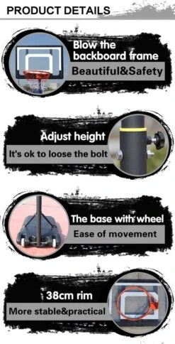 Pegasi Basketbalpaal Voor Kinderen - 160-210 Cm - Basketbalpaal Junior - Verstelbaar - Verrijdbaar 10 Pegasi Basketbalpaal Voor Kinderen - 160-210 Cm - Basketbalpaal Junior - Verstelbaar - Verrijdbaar -Merkloos Winkel 612x1200 17