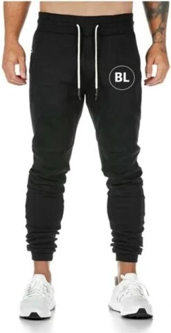 BL - Trainingsbroek Heren - Joggingbroek Heren - Lange Sportbroek - Broek Met Zakken - Maat XL