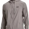 UNDER ARMOUR Woven Perforated Windbreaker Jasje Mannen Grijs - Maat M