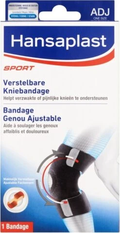 Hansaplast Sport Verstelbare Kniebandage - 1 Stuk -Merkloos Winkel 622x1200 1