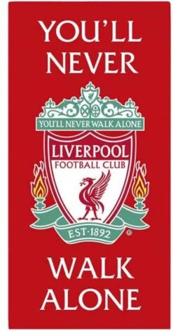 Liverpool Handdoek YNWA 70 X 140 Cm