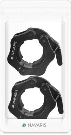 Navaris Halterstangsluiters- Lock Jaw Collar Set - 2x Barbell Sluiting - Halterstangsluiting - Sluitklemmen Voor Halterstangen -Merkloos Winkel 631x1200 7