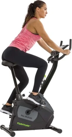 Tunturi Star Fit B100 Hometrainer - Fitness Fiets - 16 Weerstandsniveaus - Verstelbaar - Ergonomisch - Hartslagmeter -Merkloos Winkel 632x1200 3