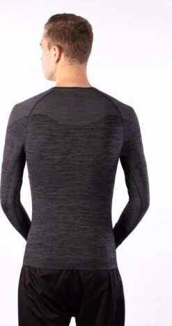 Avento Thermoshirt Superior - Mannen - Zwart/Donkerblauw - Maat M -Merkloos Winkel 635x1200 5