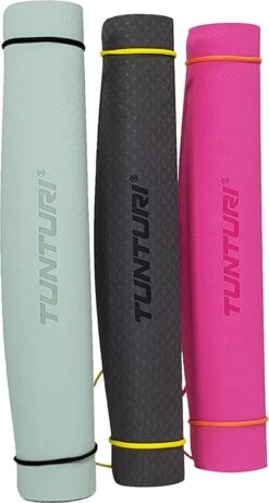 Tunturi TPE Yogamat - Fitnessmat 4mm Dik - Zwart Koord - Blauw - Incl. Gratis Fitness App -Merkloos Winkel 643x1200 6