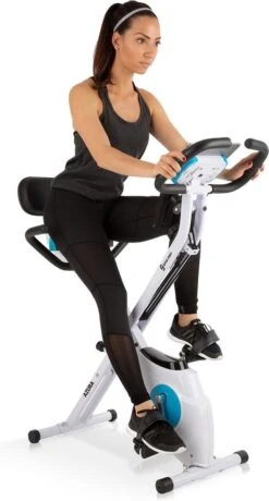 CAPITAL SPORTS Azura M3 Pro Hometrainer - Cardio Fiets - Fitness Trainer - X Bike Of Relaxbike - Magneetweerstand 8 Standen - Tablethouder - Expandersysteem
