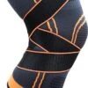 Inuk - Kniebrace - Knie Bandage Sterk Elastisch Comfort En Strak - Maat XL (check Tabel !) - Verkrijgbaar In S/M/L/XL - Oranje - Knieband Met Straps - Ook Verkrijgbaar In Zwart -Merkloos Winkel 647x1200 9