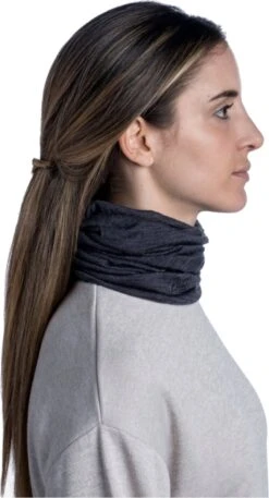 BUFF� Lightweight Merino Wool Solid Nekwarmer Unisex - One Size -Merkloos Winkel 649x1200