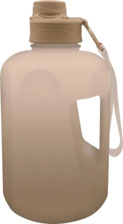 Bourgini Fitness - Dumbell Waterfles - 2.2kg Of Liter - Taupe