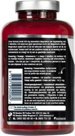 3x Lucovitaal Magnesium Citraat 400mg 150 Tabletten -Merkloos Winkel 665x1200 5