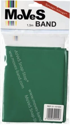 MoVeS (MSD) - Fitness Band 1,5 M - Zwaar - Groen - 1 Stuk