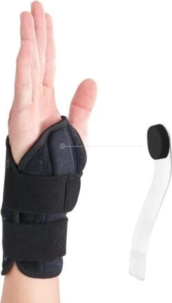 Bracoo WB30 Polsbrace - Ergonomische Spalk Stabilisator - Rechter- Of Linkerhand - Sterke Ondersteuning -Merkloos Winkel 683x1200 8