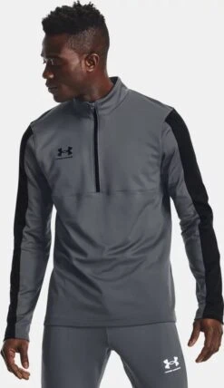 Under Armour Challenger Ziptop Trainingspak 1/4rits - Grey -Merkloos Winkel 693x1200 1