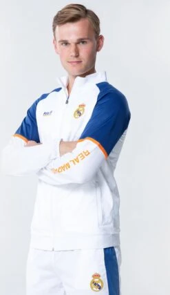 Real Madrid Trainingspak 21/22 - Voetbaltrainingspak Voor Heren - Officieel Real Madrid Fanproduct - Vest En Trainingsbroek - 100% Polyester - Maat L -Merkloos Winkel 694x1200