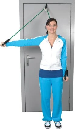 Fitness Tube - Zwaar | Groen | Schoudertrainer | Schouder Katrol -Merkloos Winkel 698x1200 5