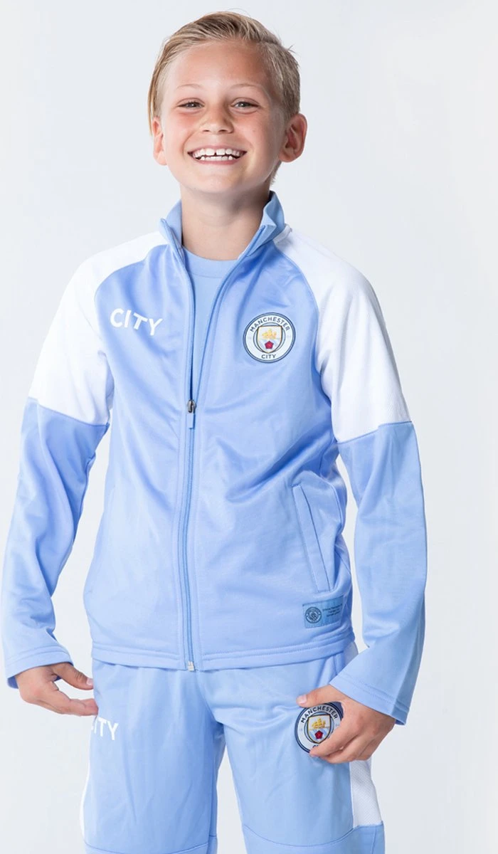 Manchester City Trainingspak 21/22 - Sportkleding Voor Kinderen - Officieel Manchester City Fanproduct - Man City Vest En Trainingsbroek - Maat 152 10 Manchester City Trainingspak 21/22 - Sportkleding Voor Kinderen - Officieel Manchester City Fanproduct - Man City Vest En Trainingsbroek - Maat 152 - Afbeelding 8