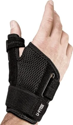 U FIt One Duimbrace - Beide Duimbrace Universeel - Duimbandage - Thumb Brace - Zwart - Ufitone