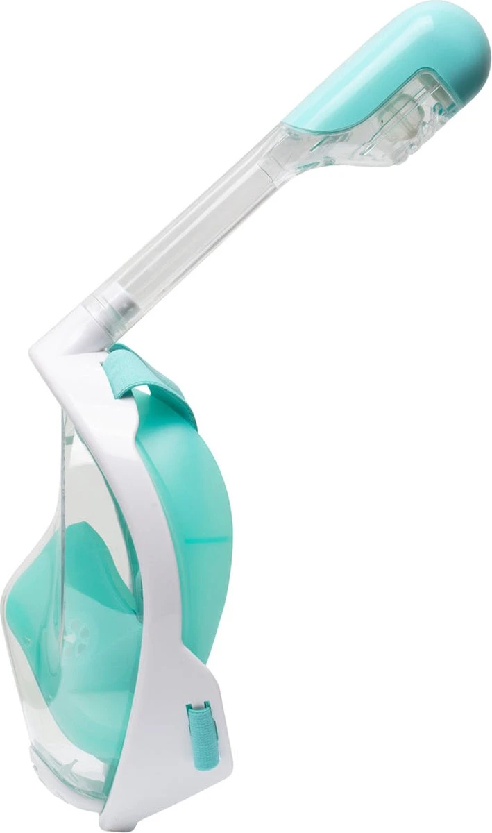 Sea Turtle Full Face Mask - Snorkelmasker - Volwassenen - Wit/Turquoise - L/XL 6 Sea Turtle Full Face Mask - Snorkelmasker - Volwassenen - Wit/Turquoise - L/XL - Afbeelding 4