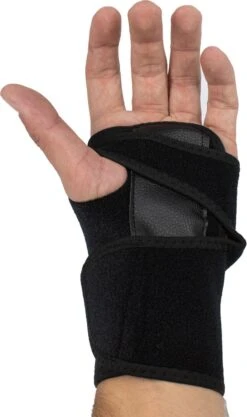 Faas Polsbrace Links - Universele Polssteun Carpaal Tunnel Syndroom - Polsbeschermers - Zwart