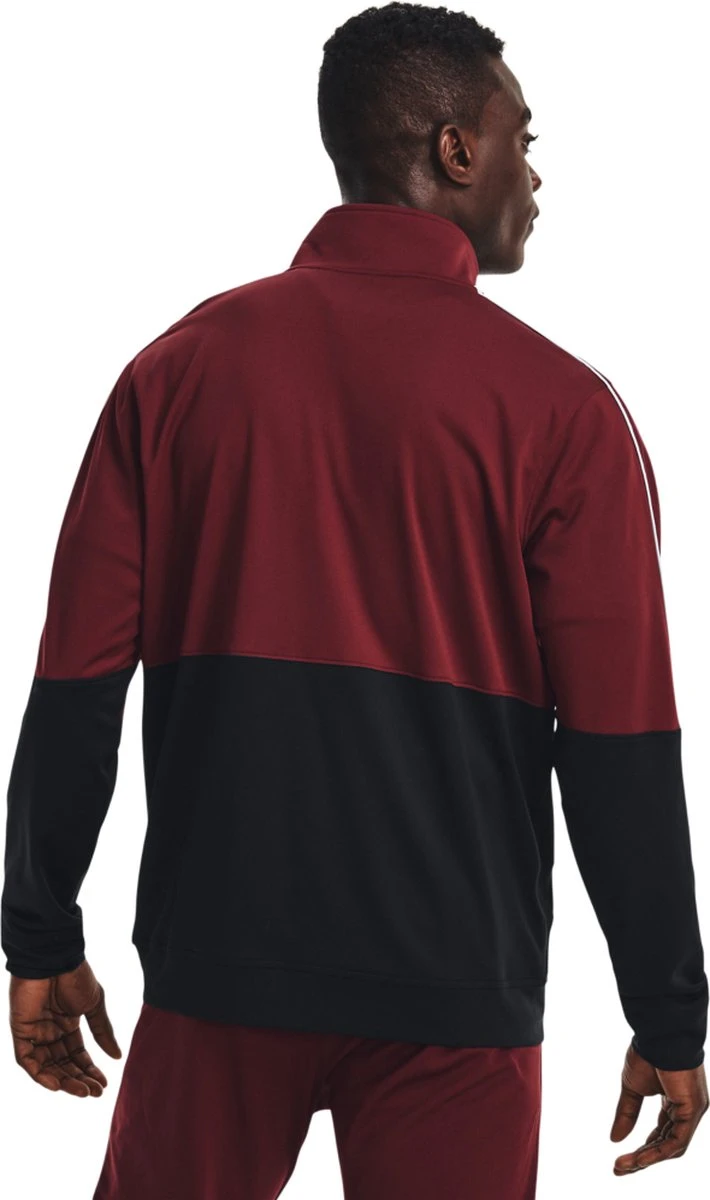 Under Armour UA PIQUE TRACK JACKET Heren Sportvest - Maat L 4 Under Armour UA PIQUE TRACK JACKET Heren Sportvest - Maat L - Afbeelding 2