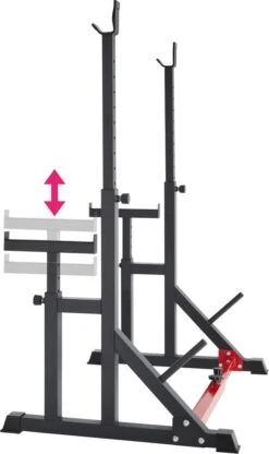 Tectake - Squat Rek - Squat Rack - Creed - Robuust - 404237 14 Tectake - Squat Rek - Squat Rack - Creed - Robuust - 404237 -Merkloos Winkel 713x1200 3
