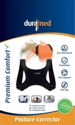 Dunimed Ventilerende Houdingcorrector - Posture Corrector - Rugbrace - Beige + Weerstandsband -Merkloos Winkel 721x1200 7