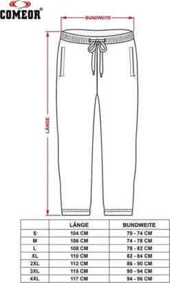 Comeor Joggingbroek Heren Met Rits - Zwart - XL - Trainingsbroek Heren Met Rits - Lange Sportbroek 12 Comeor Joggingbroek Heren Met Rits - Zwart - XL - Trainingsbroek Heren Met Rits - Lange Sportbroek -Merkloos Winkel 722x1200 4