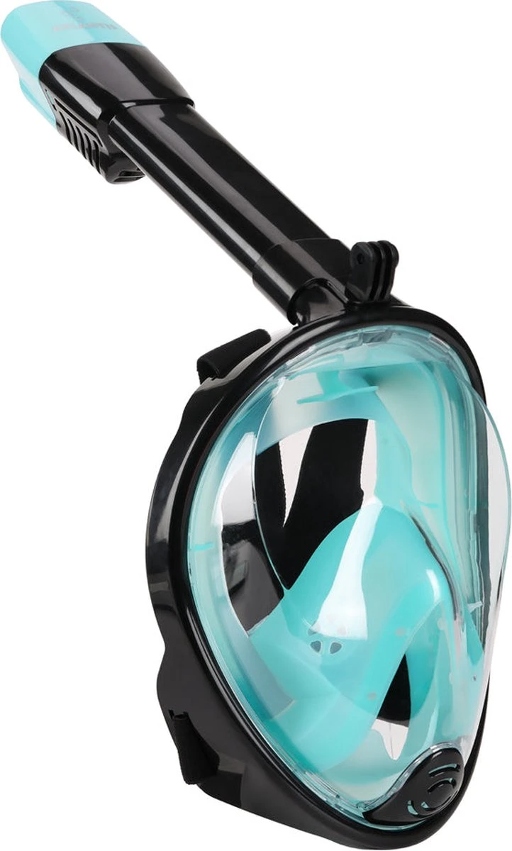 Atlantis Full Face Mask - Snorkelmasker - Volwassenen - Zwart/Turquoise - L/XL 3 Atlantis Full Face Mask - Snorkelmasker - Volwassenen - Zwart/Turquoise - L/XL