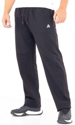 Buzari Joggingbroek Heren - Zwart - M - Trainingsbroek Heren - Lange Sportbroek