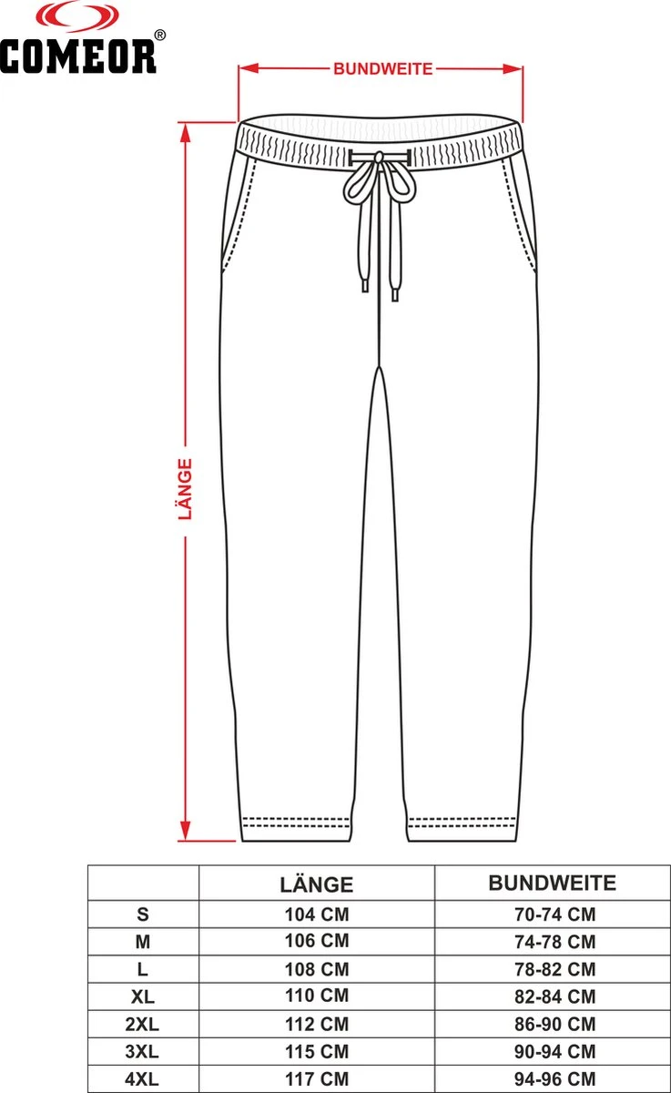 Comeor Joggingbroek Heren - Donkergrijs - S - Trainingsbroek Heren - Lange Sportbroek 7 Comeor Joggingbroek Heren - Donkergrijs - S - Trainingsbroek Heren - Lange Sportbroek - Afbeelding 5