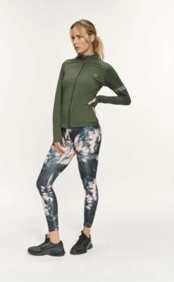 Active Panther Jacket Power Zipp Army Green, Dames Training Full Zip, Dames Hoodie Zip Up Vrouw Top Lange Mouw Sport Workout Hooded Jacket -Merkloos Winkel 740x1200 4