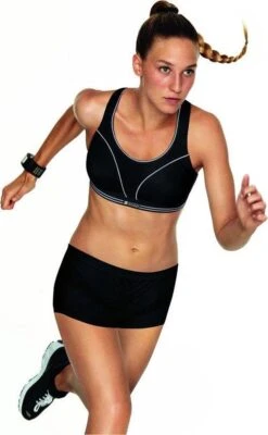 Shock Absorber Ultimate Run Bra Sportbeha Dames - Zwart/Zilver -Merkloos Winkel 741x1200 2