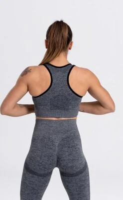 Mives® Sportlegging En Top - Yoga - Fitness Set - Scrunch Butt - Dames Legging - Sportkleding - Fashion Legging - Broeken - Gym Sports - Legging Fitness Wear - High Waist - GRIJS - Maat M - BRA -Merkloos Winkel 742x1200 6