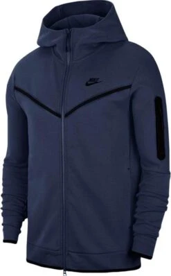 Nike M NSW TCH FLC HOODIE FZ WR Heren Vest - Maat S