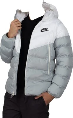 Nike Primaloft - Heren Winterjas - Maat XL - Wit/Grijs -Merkloos Winkel 744x1200 11