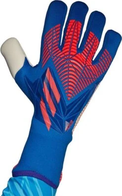 Adidas Predator GL Pro Hi-res Blue Turbo White Keepershandschoenen - Maat 8.5