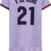 FC Barcelona Frenkie Uit Tenue 21/22 - Frenkie De Jong Voetbaltenue - Barca Voetbalkleding Kids - Frenkie Shirt En Broekje - Maat 140