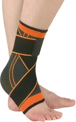 Pulaif Enkelbrace Voor Ondersteuning En Het Voorkomen Van Blessures – Comfortabel Bij Alle Sporten - One Size – Verstelbaar – Enkelbandage - Enkelband