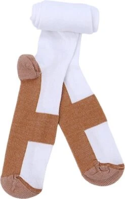 Compressie Vliegtuigsokken - Steunkousen Voor Op Reis – Reis Sokken – Compressie Kousen – Reiskousen – Sportsokken - Wit - Maat 40 - 47 (L/XL) -Merkloos Winkel 758x1200 16