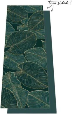Love Generation ● Yoga Handdoek ● Tweezijdig ● Antislip ● Green Leaves -Merkloos Winkel 759x1200 6