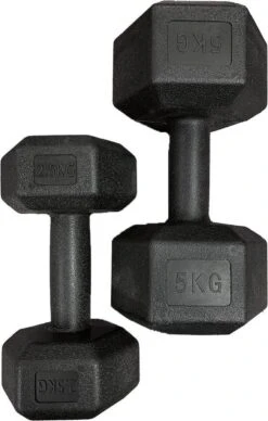 Merkloos Dumbbells Set - Fitness Set Van 2x 5kg - Zwart 14 Merkloos Dumbbells Set - Fitness Set Van 2x 5kg - Zwart -Merkloos Winkel 763x1200 6